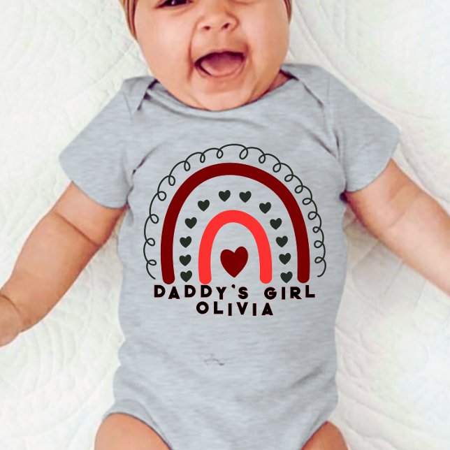 Para Bebê Body "A Menina do Papai" (Criador carregado)