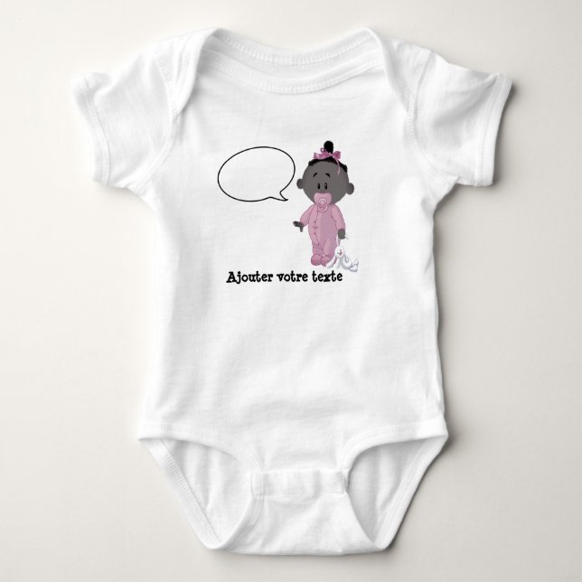 Para Bebê Body Bébé en jersey (Frente)