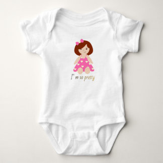 Para Bebê Body bébé fille mignon I'm so pretty