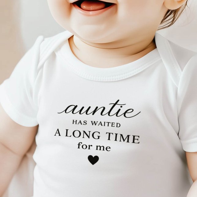 Para Bebê Body Bodysuit de Presente da Tia Esperou (Criador carregado)