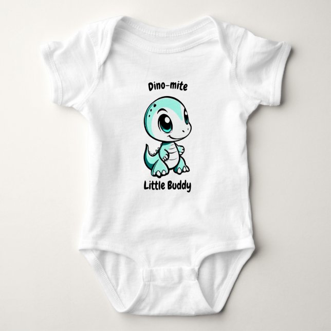Para Bebê Body Bodysuit Dino Little Buddy Toddler (Frente)