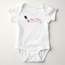 Para Bebê Body Bodysuit Mini Diva