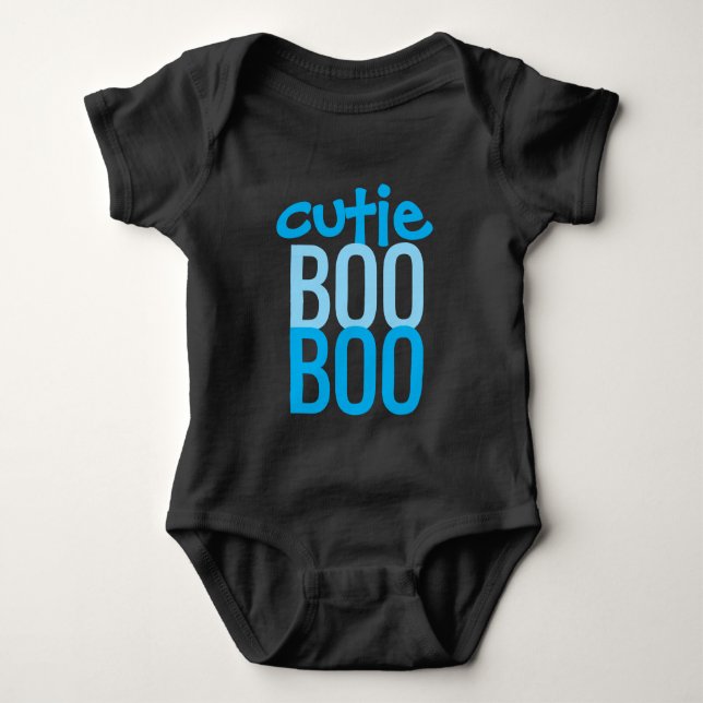 Para Bebê Body de Bebê: HALLOWEEN Cutie Boo #4 (Frente)