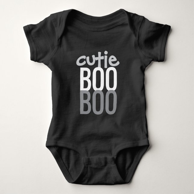 Para Bebê Body de Bebê: HALLOWEEN Cutie Boo #5 (Frente)