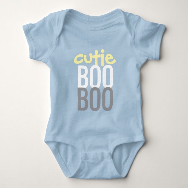Para Bebê Body de Bebê: HALLOWEEN Cutie Boo #6 (Frente)