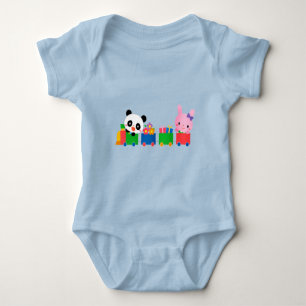 Para Bebê Body de Jersey Infantil Design de Ilustração de Pa