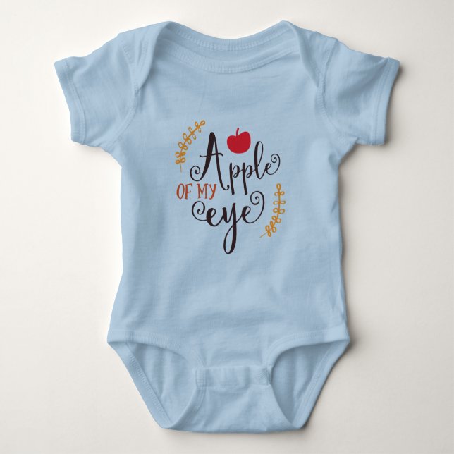 Para Bebê Body Infantil Apple Of My Eye Baby (Frente)