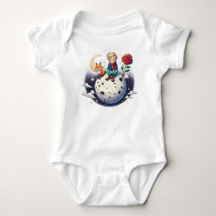 Para Bebê Body Infantil com Estampa do Pequeno Príncipe