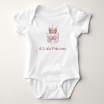 Body Infantil Coroa Princesa Rosa Real