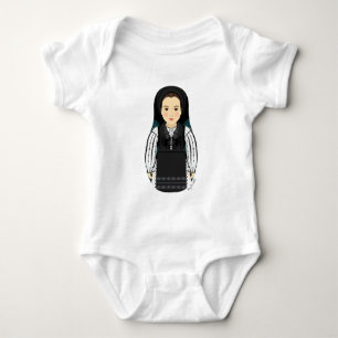 Para Bebê Body Infantil de Matryoshka Romena