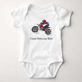 Para Bebê Body Infantil de Moto Motocross