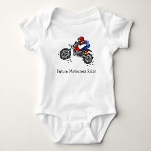 Para Bebê Body Infantil de Moto Motocross