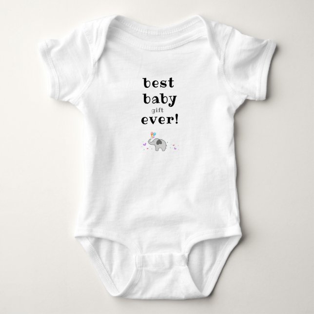 Para Bebê Body Infantil Divertido Com Slogan Engraçado, Melh (Frente)
