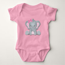 Body Infantil Elefante Fofo