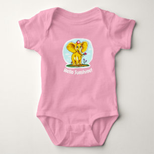 Para Bebê Body Infantil Fofo – Olá Sol & Elefante