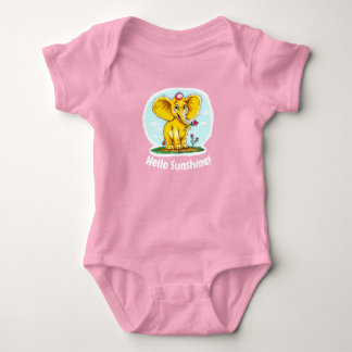 Para Bebê Body Infantil Fofo – Olá Sol & Elefante