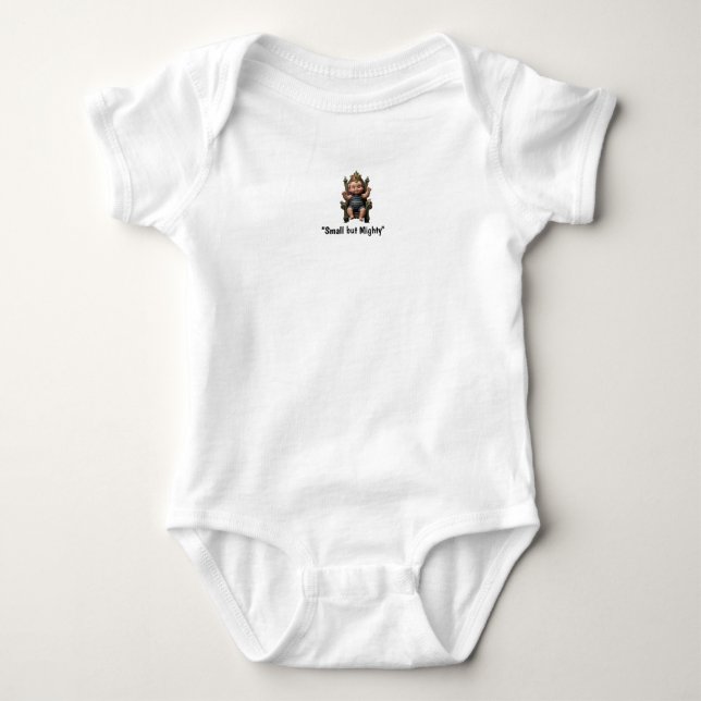 Para Bebê Body Infantil Fofo Pequeno mas Poderoso (Frente)