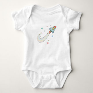 Para Bebê Body Infantil Foguete Espacial Fofo – Galáxia Past
