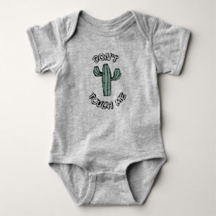Para Bebê Body Infantil Funny Cactus - Não Me Toque