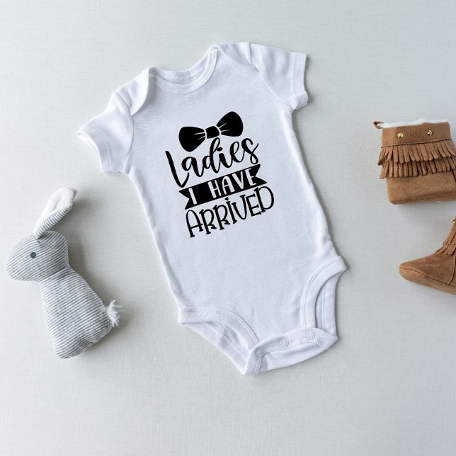 Para Bebê Body Infantil 'Ladies I Have Arrived' (Criador carregado)