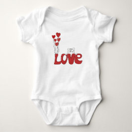 Para Bebê Body Infantil Love Design
