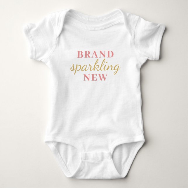 Para Bebê Body infantil “Marca Espelhante Nova” (Frente)