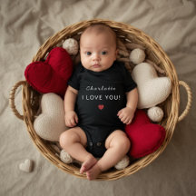 Body Infantil Personalizado de Valentim Moderno
