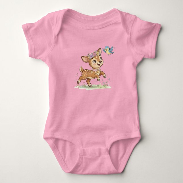 Para Bebê Body Little Deer Aventura (Frente)