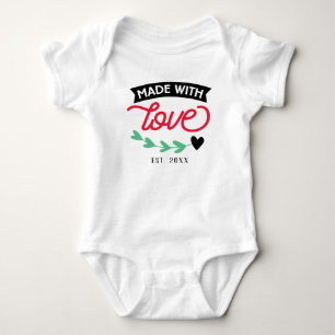 Para Bebê Body Personalizado Feito com Amor
