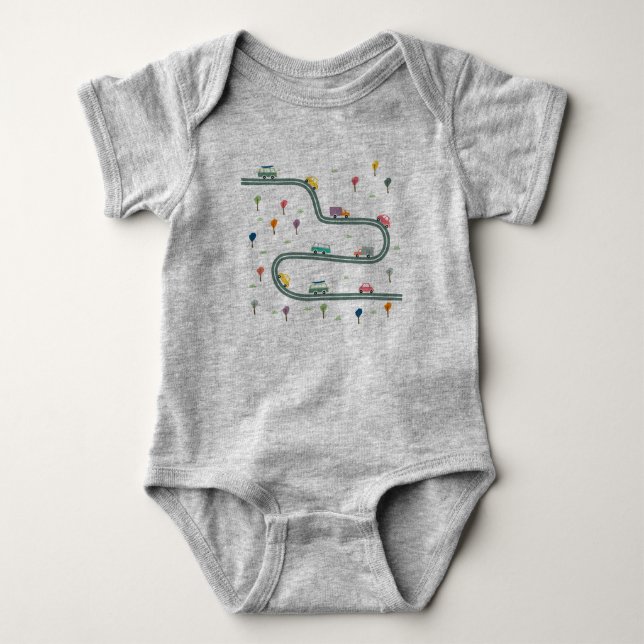 Para Bebê Body Winding Road Adventure Baby - Little (Frente)