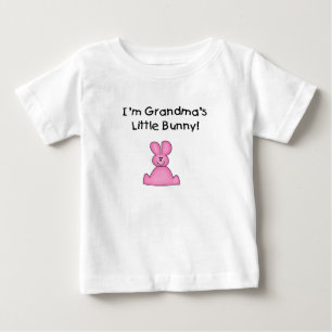 Para Bebê Camiseta Coelhinha da Vovó