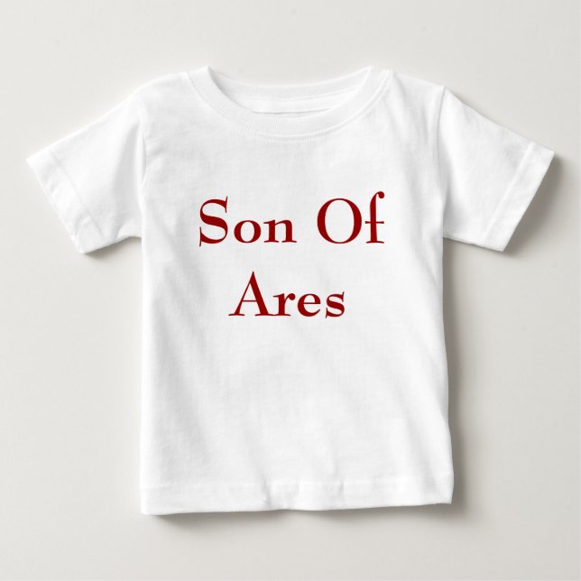 Para Bebê Camiseta de bebé filho de Ares (Frente)
