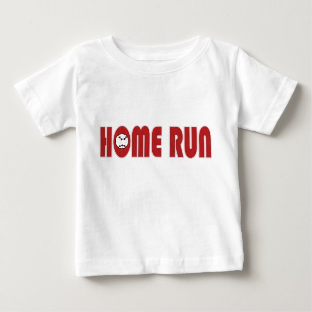 Para Bebê Camiseta de beisebol Homerun (bebê) (Frente)