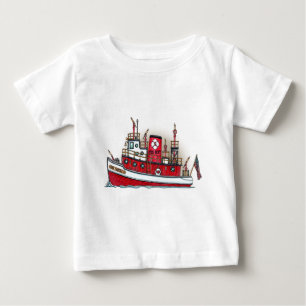 Para Bebê Camiseta de bombeiros