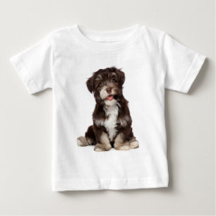 Para Bebê Camiseta de Cachorro Havanês Fofinho