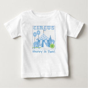 Para Bebê Camiseta de circo personalizada passo-a-direito pa
