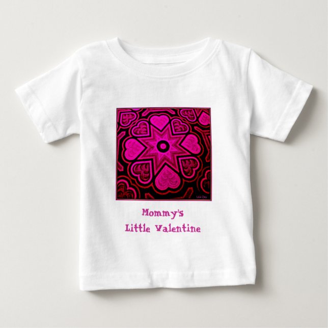 Para Bebê Camiseta de Criança de Namorados de Mamãe (Frente)
