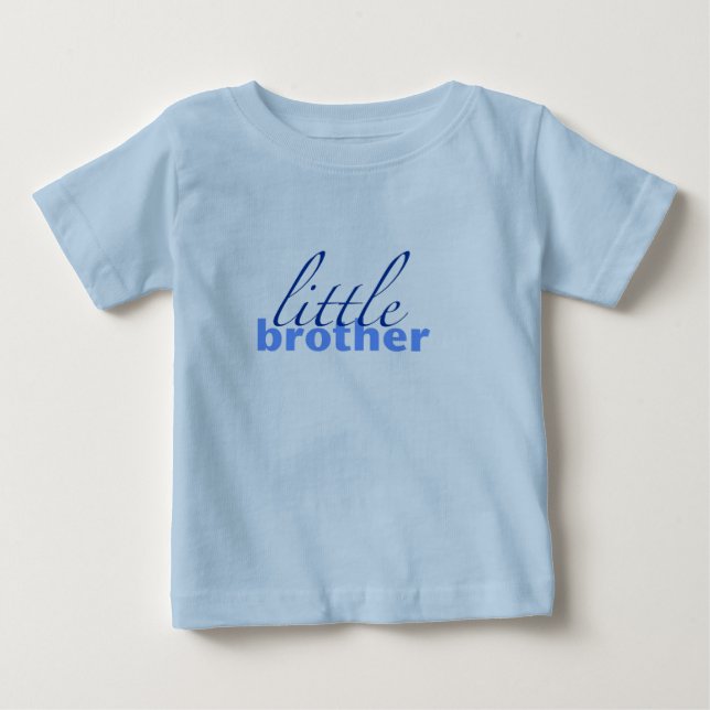 Para Bebê Camiseta do pequeno irmão (Frente)