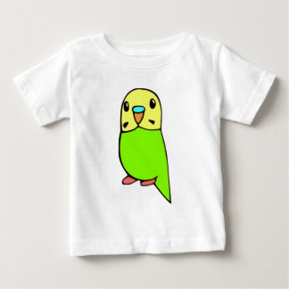 Para Bebê Camiseta do Periquito Verde
