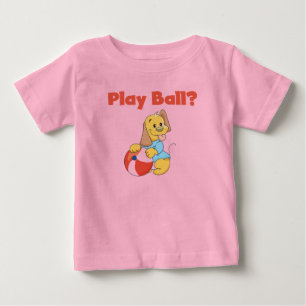 Para Bebê Camiseta e presentes da bola do jogo
