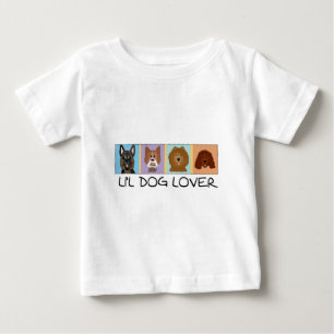 Para Bebê Camiseta e presentes do amante do cão pequeno