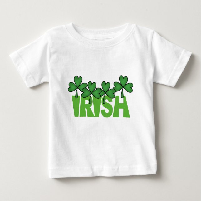 Para Bebê Camiseta e presentes do dia de St Patrick do (Frente)