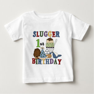 Para Bebê Camiseta e presentes do primeiro aniversario do