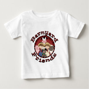 Para Bebê Camiseta e presentes dos amigos do Barnyard