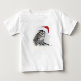 Para Bebê Camiseta Papai noel imperfeita