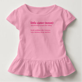 Para Bebê Camiseta personalizada de definição de dicionário 