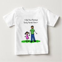 Camiseta Personalizada de Pai e Arte Filha