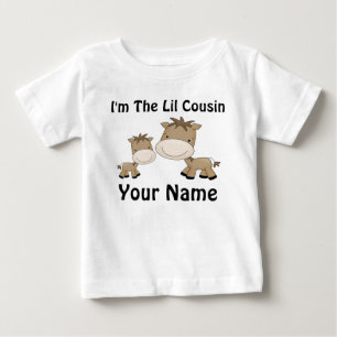 Para Bebê Camiseta Personalizada do Pequeno Primo Horse