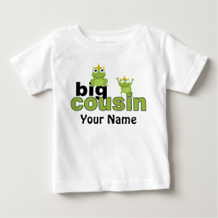 Para Bebê Camiseta Sapo Big Cousin