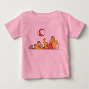 Para Bebê Cão que joga com camiseta e presentes da bola